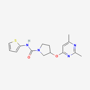3-[(2,6-dimethylpyrimidin-4-yl)oxy]-N-(thiophen-2-yl)pyrrolidine-1-carboxamide