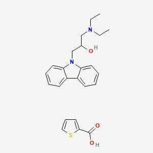1-(9H-carbazol-9-yl)-3-(diethylamino)propan-2-ol thiophene-2-carboxylate