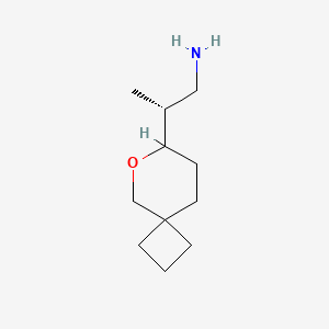 (2R)-2-(6-Oxaspiro[3.5]nonan-7-yl)propan-1-amine