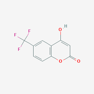 4-Hydroxy-6-(trifluoromethyl)-2H-chromen-2-one