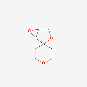 molecular formula C8H12O3 B2626862 Spiro[3,6-dioxabicyclo[3.1.0]hexane-2,4'-oxane] CAS No. 2470439-90-6