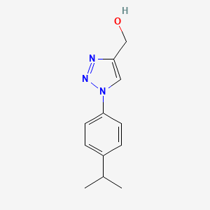 molecular formula C12H15N3O B2626887 (1-(4-isopropylphenyl)-1H-1,2,3-triazol-4-yl)methanol CAS No. 1251230-05-3