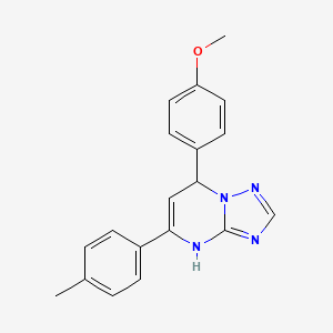 7-(4-Methoxyphenyl)-5-(4-methylphenyl)-4,7-dihydro[1,2,4]triazolo[1,5-a]pyrimidine