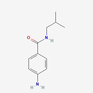 molecular formula C11H16N2O B2626902 4-amino-N-(2-methylpropyl)benzamide CAS No. 38681-73-1
