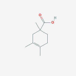 molecular formula C10H16O2 B2626908 1,3,4-Trimethylcyclohex-3-enecarboxylic acid CAS No. 68826-24-4