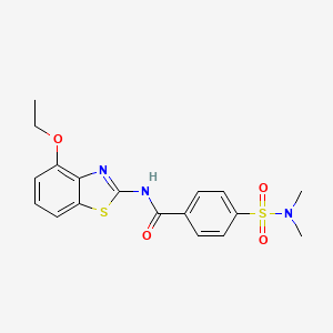 4-(dimethylsulfamoyl)-N-(4-ethoxy-1,3-benzothiazol-2-yl)benzamide