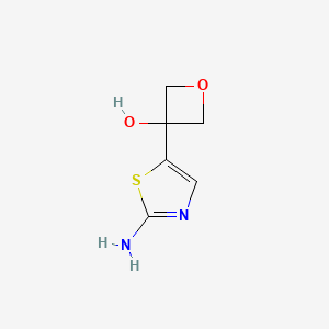 3-(2-Amino-1,3-thiazol-5-yl)oxetan-3-ol