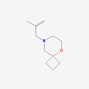 8-(2-Methylprop-2-enyl)-5-oxa-8-azaspiro[3.5]nonane