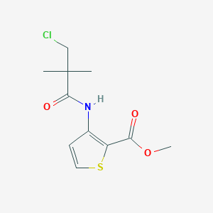 Methyl 3-[(3-chloro-2,2-dimethylpropanoyl)amino]-2-thiophenecarboxylate