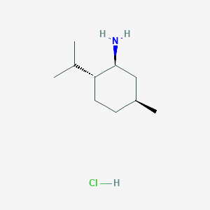 molecular formula C10H22ClN B2626943 (1S,2R,5S)-5-methyl-2-(propan-2-yl)cyclohexan-1-amine hydrochloride CAS No. 1564018-37-6