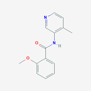 molecular formula C14H14N2O2 B2626947 2-Methoxy-N-(4-methylpyridin-3-yl)benzamide CAS No. 2309575-82-2