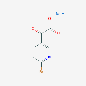 molecular formula C7H3BrNNaO3 B2626966 Sodium2-(6-bromopyridin-3-yl)-2-oxoacetate CAS No. 2418703-94-1