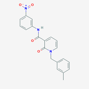 1-(3-methylbenzyl)-N-(3-nitrophenyl)-2-oxo-1,2-dihydropyridine-3-carboxamide