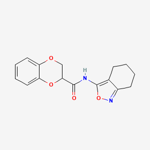 N-(4,5,6,7-tetrahydro-2,1-benzoxazol-3-yl)-2,3-dihydro-1,4-benzodioxine-2-carboxamide