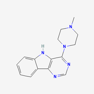 4-(4-methylpiperazino)-5H-pyrimido[5,4-b]indole