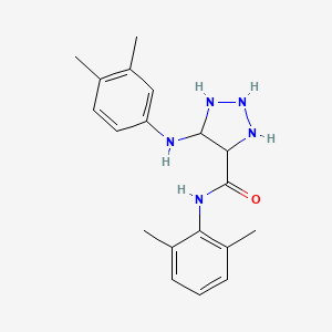 molecular formula C19H21N5O B2627011 5-(3,4-dimethylanilino)-N-(2,6-dimethylphenyl)triazolidine-4-carboxamide CAS No. 1207039-68-6