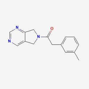 1-(5H-pyrrolo[3,4-d]pyrimidin-6(7H)-yl)-2-(m-tolyl)ethanone