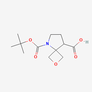 5-[(2-Methylpropan-2-yl)oxycarbonyl]-2-oxa-5-azaspiro[3.4]octane-8-carboxylic acid