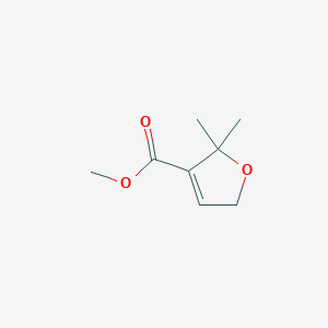 molecular formula C8H12O3 B2627087 Methyl 2,2-dimethyl-2,5-dihydrofuran-3-carboxylate CAS No. 2031269-42-6