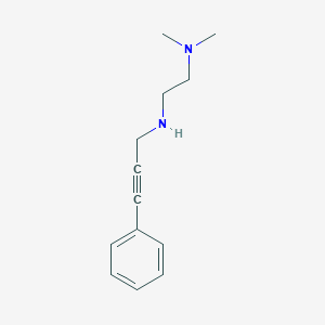 molecular formula C13H18N2 B262711 N-[2-(dimethylamino)ethyl]-N-(3-phenyl-2-propynyl)amine 