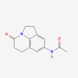 B2627189 N-(4-oxo-2,4,5,6-tetrahydro-1H-pyrrolo[3,2,1-ij]quinolin-8-yl)acetamide CAS No. 903366-29-0