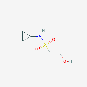 molecular formula C5H11NO3S B2627223 N-cyclopropyl-2-hydroxyethanesulfonamide CAS No. 1485624-12-1