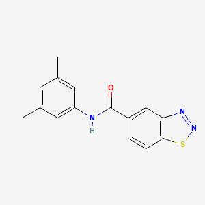 molecular formula C15H13N3OS B2627227 N-(3,5-dimethylphenyl)-1,2,3-benzothiadiazole-5-carboxamide CAS No. 941897-70-7