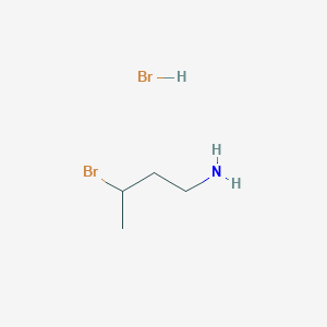 molecular formula C4H11Br2N B2627395 3-Bromobutane-1-aminehydrobromide CAS No. 857832-42-9