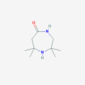 B2627422 2,2,7,7-Tetramethyl-1,4-diazepan-5-one CAS No. 34392-00-2