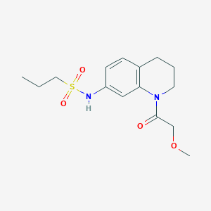 N-(1-(2-methoxyacetyl)-1,2,3,4-tetrahydroquinolin-7-yl)propane-1-sulfonamide
