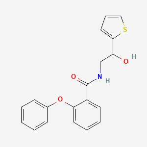 N-(2-hydroxy-2-(thiophen-2-yl)ethyl)-2-phenoxybenzamide