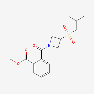 Methyl 2-(3-(isobutylsulfonyl)azetidine-1-carbonyl)benzoate