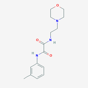 molecular formula C15H21N3O3 B2627496 N'-(3-methylphenyl)-N-[2-(morpholin-4-yl)ethyl]ethanediamide CAS No. 341006-65-3