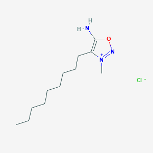 molecular formula C12H24ClN3O B026275 3-Methyl-4-n-nonylsydnonimine hydrochloride CAS No. 19951-50-9