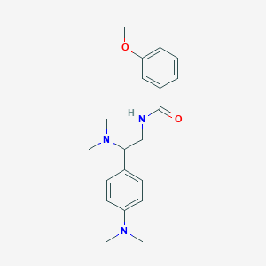molecular formula C20H27N3O2 B2627642 N-[2-(dimethylamino)-2-[4-(dimethylamino)phenyl]ethyl]-3-methoxybenzamide CAS No. 946217-57-8