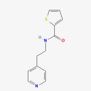 molecular formula C12H12N2OS B2627650 N-(2-pyridin-4-ylethyl)thiophene-2-carboxamide CAS No. 218286-83-0
