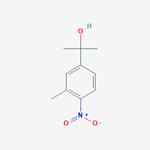 molecular formula C10H13NO3 B2627751 2-(3-Methyl-4-nitrophenyl)propan-2-ol CAS No. 148582-40-5