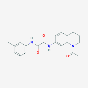 molecular formula C21H23N3O3 B2627753 N-(1-acetyl-1,2,3,4-tetrahydroquinolin-7-yl)-N'-(2,3-dimethylphenyl)ethanediamide CAS No. 898439-80-0