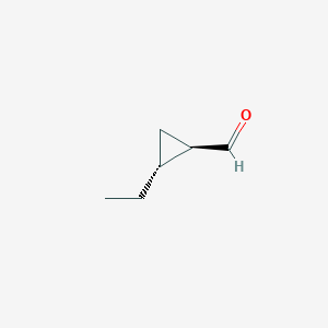 molecular formula C6H10O B2627762 (1R,2R)-2-Ethylcyclopropane-1-carbaldehyde CAS No. 1923743-41-2