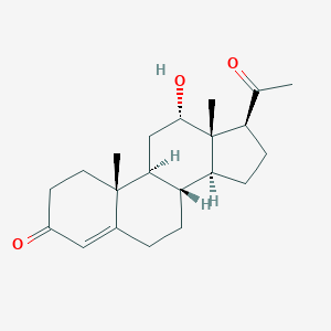 molecular formula C21H30O3 B026278 12α-羟基孕酮 CAS No. 19897-02-0