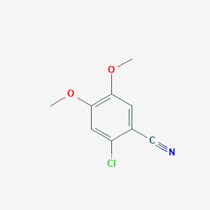 molecular formula C9H8ClNO2 B2627815 2-Chloro-4,5-dimethoxybenzonitrile CAS No. 248595-18-8