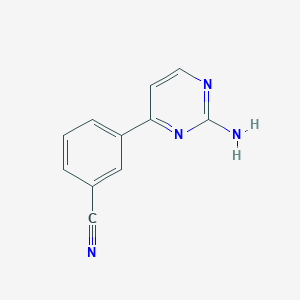 3-(2-Amino-4-pyrimidinyl)benzenecarbonitrile