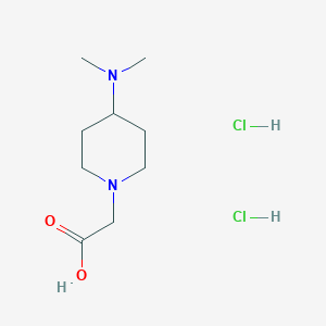 2-[4-(Dimethylamino)piperidin-1-yl]acetic acid;dihydrochloride