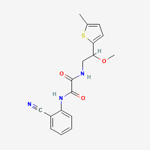 N1-(2-cyanophenyl)-N2-(2-methoxy-2-(5-methylthiophen-2-yl)ethyl)oxalamide