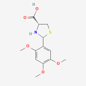 (4R)-2-(2,4,5-trimethoxyphenyl)thiazolidine-4-carboxylic acid