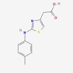 molecular formula C12H12N2O2S B2627963 (2-p-Tolylamino-thiazol-4-yl)-acetic acid CAS No. 436094-76-7