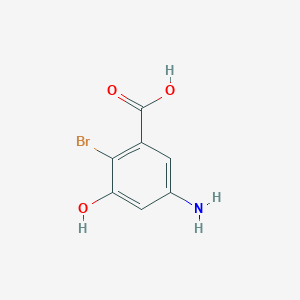 5-Amino-2-bromo-3-hydroxybenzoic acid