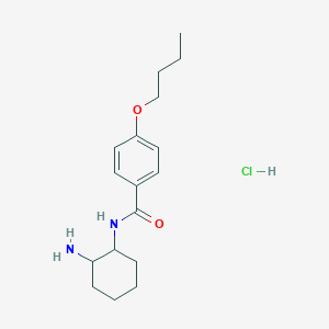 N-(2-aminocyclohexyl)-4-butoxybenzamide hydrochloride