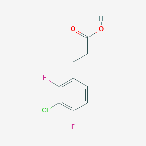 molecular formula C9H7ClF2O2 B2627999 3-(3-Chloro-2,4-difluorophenyl)propanoic acid CAS No. 1379331-58-4