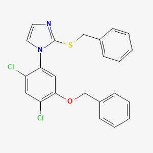 1-[5-(benzyloxy)-2,4-dichlorophenyl]-2-(benzylsulfanyl)-1H-imidazole